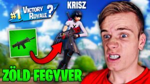 CSAK ZÖLD FEGYVEREKKEL LŐHETÜNK! 😨 | Fortnite #18
