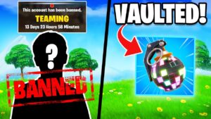 FNCS Winner BANNED For Teaming | Boogie Bombs Vaulted