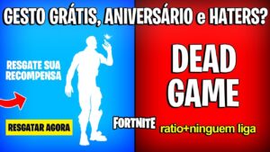 FORTNITE - PEGAR GESTO GRÁTIS, ANIVERSÁRIO e EPIC ZOANDO HATERS