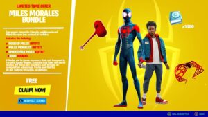 FREE MILES MORALES for EVERYONE in Fortnite UPDATE!
