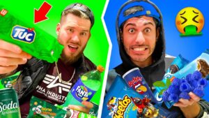 GRÜNES ESSEN gegen BLAUES ESSEN! (SYou VS. Standart Skill) sehr EKLIGE Challenge!