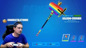 How To Unlock A FREE Fortnite Harvesting Tool & MORE! Unlocking FREE KALEIDO-CRUSHER