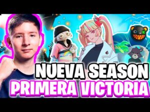 JELTY PRIMERA VICTORIA DE LA TEMPORADA 4 de FORTNITE CAPITULO 3 🏆 REACCIONA AL TRAILER Y NUEVO MAPA🔥
