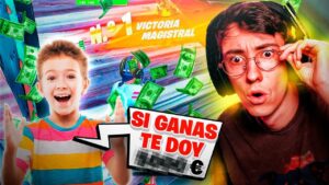 Me DAN DINERO por GANAR una PARTIDA en FORTNITE 💰