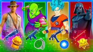 *NEU* ,,ZUFÄLLIGE MYTHISCHE BOSS" Skin Challenge mit SON GOKU & DARTH VADER in Fortnite 3 Deutsch