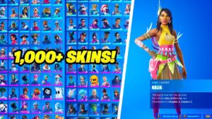 Rating A Subscribers STACKED Fortnite Account (1,000+ Skins!)