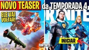 SPOILERS! SKINS PASSE DE BATALHA, ARMAS e MAPA da TEMPORADA 4 CAPÍTULO 3 (FORTNITE PARAÍSO)