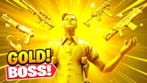 THE GOLD BOSS in Fortnite (UPDATE)