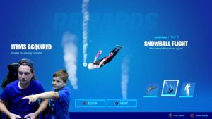 TRUMAnn & His 9 Year Old Kid Unlocking FREE EXCLUSIVE Fortnite NEW Rewards FREE Emote & MORE