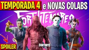 VAZARAM AS NOVAS COLABORAÇÕES DA TEMPORADA 4 do CAPÍTULO 3 no FORTNITE! (SPOILERS)