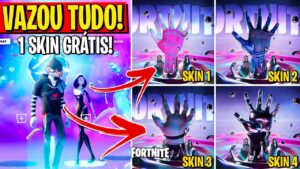 VAZARAM TODOS OS TEASERS OFICIAIS DA TEMPORADA 4 do FORTNITE! (SKINS PASSE DE BATALHA)