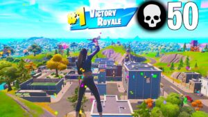 *World Record* 50 Elimination Solo vs Squads Win (Fortnite Chapter 3 Full Gameplay Season 3)