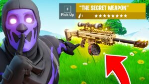 fortnite added a secret weapon