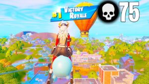 75 Elimination Solo vs Squad Wins (Fortnite Chapter 3 Full Gameplay Season 4)