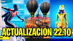 ACTUALIZACION 22.10 DE FORTNITE !! - MILES MORALES?, CAMBIOS EN EL MAPA, MISIONES, SKINS Y MAS ...!!