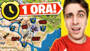 Atterro per 1 ORA nella Zona con Più LOOT in Arena! Stagione 4 Fortnite ITA!