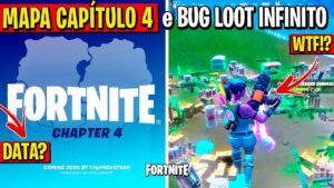 FORTNITE - BUG ARMA DE GOSMA, SEMENTES REMOVIDAS e NOVO MAPA CAPÍTULO 4?