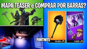 FORTNITE - NOVA LOJA BARRAS DE OURO, MAPA TEASER e SKINS EXCLUÍDAS?