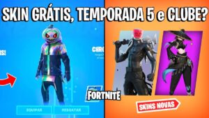FORTNITE - SKIN GRÁTIS HALLOWEEN, TEMPORADA 5 SKINS e CLUBE NOVEMBRO?