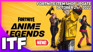Fortnite Item Shop *NEW* ANIME LEGENDS PACK! [October 21st, 2022] (Fortnite Battle Royale)