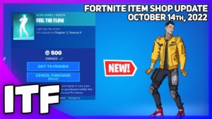 Fortnite Item Shop *NEW* FEEL THE FLOW EMOTE! [October 14th, 2022] (Fortnite Battle Royale)