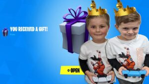 GIFTING My 2 Kids ANYTHING They Want From The NEW Fortnite item Shop Today (NEW Challenge)