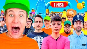 Giochiamo A Stumble Guys Nella Vita Reale Challenge!