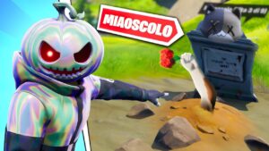 HO TROVATO LA TOMBA DI MIAOSCOLO CON PUNK CROMO 🎃 Fortnite