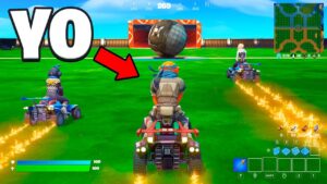 Hice una REPLICA EXACTA de ROCKET LEAGUE en FORTNITE!
