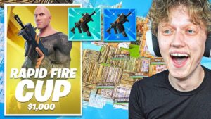 I Hosted a RAPID FIRE SMG Tournament for $100 in Fortnite!