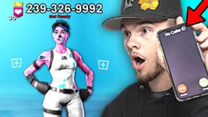 I Put My PHONE NUMBER In My Fortnite Name...