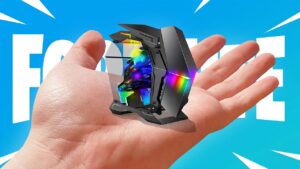 J'UTILISE le PLUS PETIT PC du MONDE pour TOP1 sur FORTNITE !
