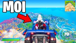 J'ai TRICHER pour GAGNER avec la NOUVELLE VOITURE sur FORTNITE