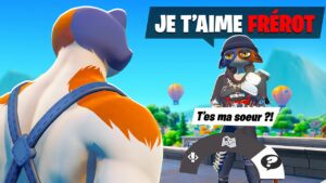 Je PARLE à la BOSS SOEUR DE MIAOUSCLÉ avec MIAOUSCLÉ !! (Fortnite Saison 4)