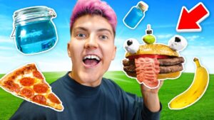 MANGER de la NOURRITURE FORTNITE pendant 24 HEURES