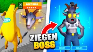 *NEU* der KRASSE *ZIEGEN* BOSS ist endlich DA.. (KRANK)😱 Fortnite Challenge 3