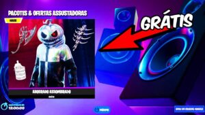 NOVA SKIN GRÁTIS! 20 ITENS GRÁTIS de HALLOWEEN no FORTNITE!