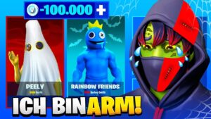 OMG 😱🤑 Nach jedem TOD MUSS ich HALLOWEEN SKINS aus dem Shop KAUFEN (ultra teuer) Fortnite Deutsch