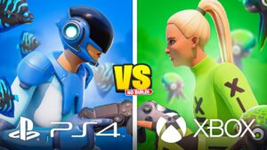 PS4 VS XBOX EN NO BUILD - LE COMBAT DES COMMUNAUTÉS ! 🎮