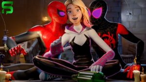 Spider-Gwen PLAYS SPIN the BOTTLE with Spider-Man & Miles Morales.... Fortnitemares