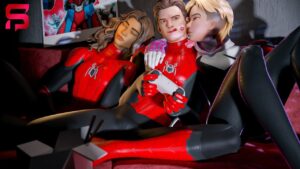 Spider-Gwen & Spider-Man's SECRET LOVE AFFAIR.. Fortnite Season 4