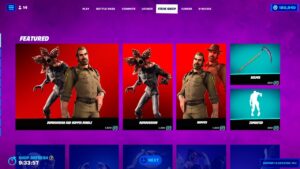 THE NEW STRANGER THINGS FORTNITE ITEM SHOP!