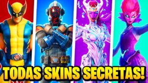 TODAS AS SKINS SECRETAS DO FORTNITE!