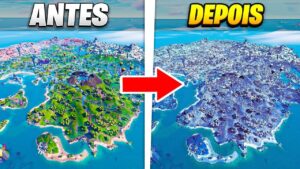 TRANSFORMEI O MAPA TODO EM CROMO!