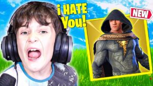 Trolling ANGRY Kid With *NEW* Black Adam MYTHIC!