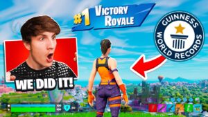 we set the win record...