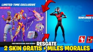 2 SKINS RECOMPENSAS + MILES MORALES NA TEMPORADA 4 CAPITULO 3 FORTNITE
