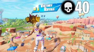 40 Elimination Solo vs Squads Win (Fortnite Chapter 3 Full Gameplay Season 4)