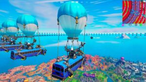 Así se ven 100 AUTOBUSES en el NUEVO Battle Royale de FORTNITE (ACTUALIZACION)
