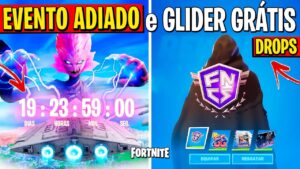 CANCELADO! NÃO TEREMOS EVENTO AO VIVO no FORTNITE!? NOVA DATA e RECOMPENSAS GRÁTIS